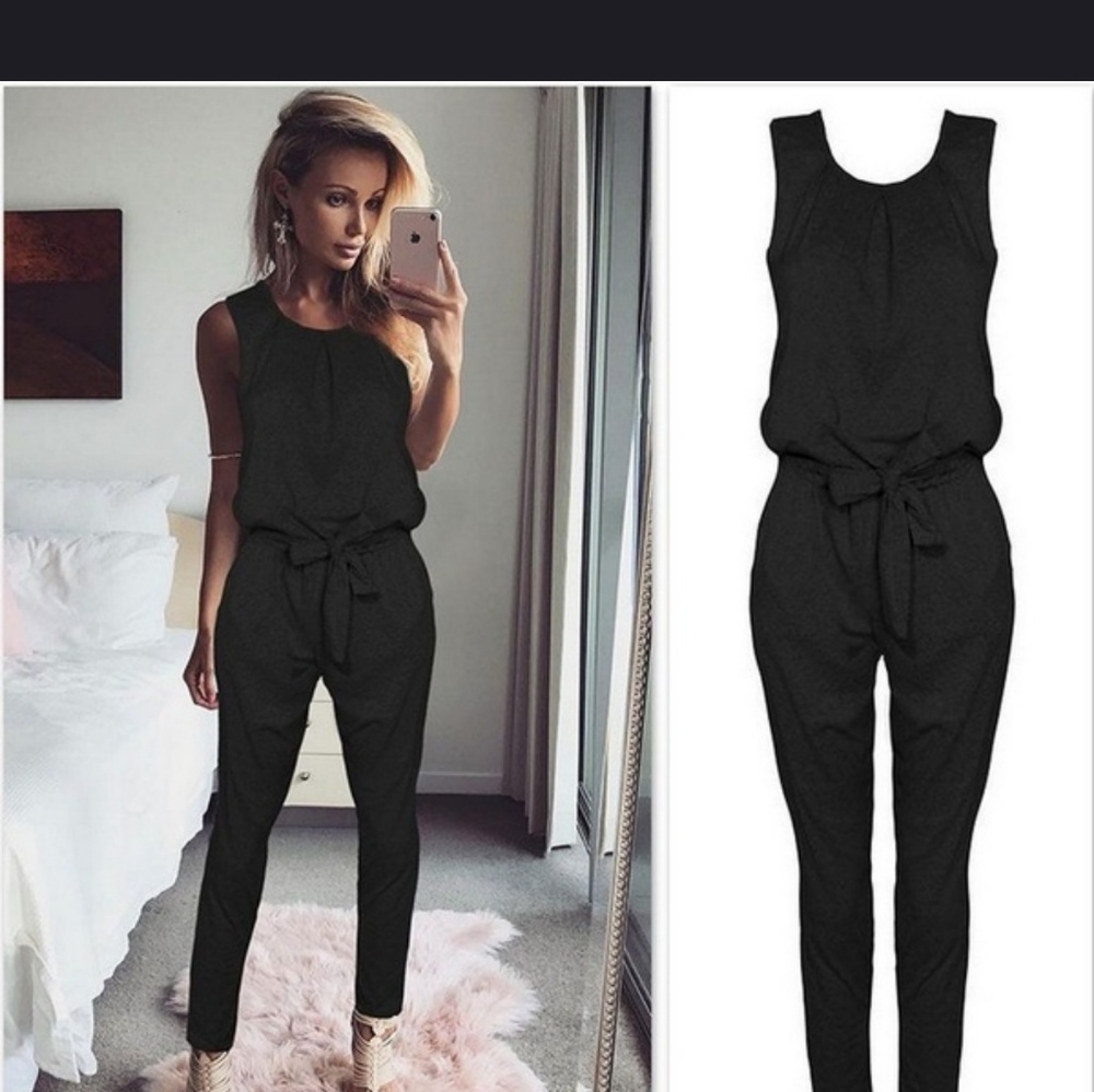 Jumpsuit /Romper in Black NWOT